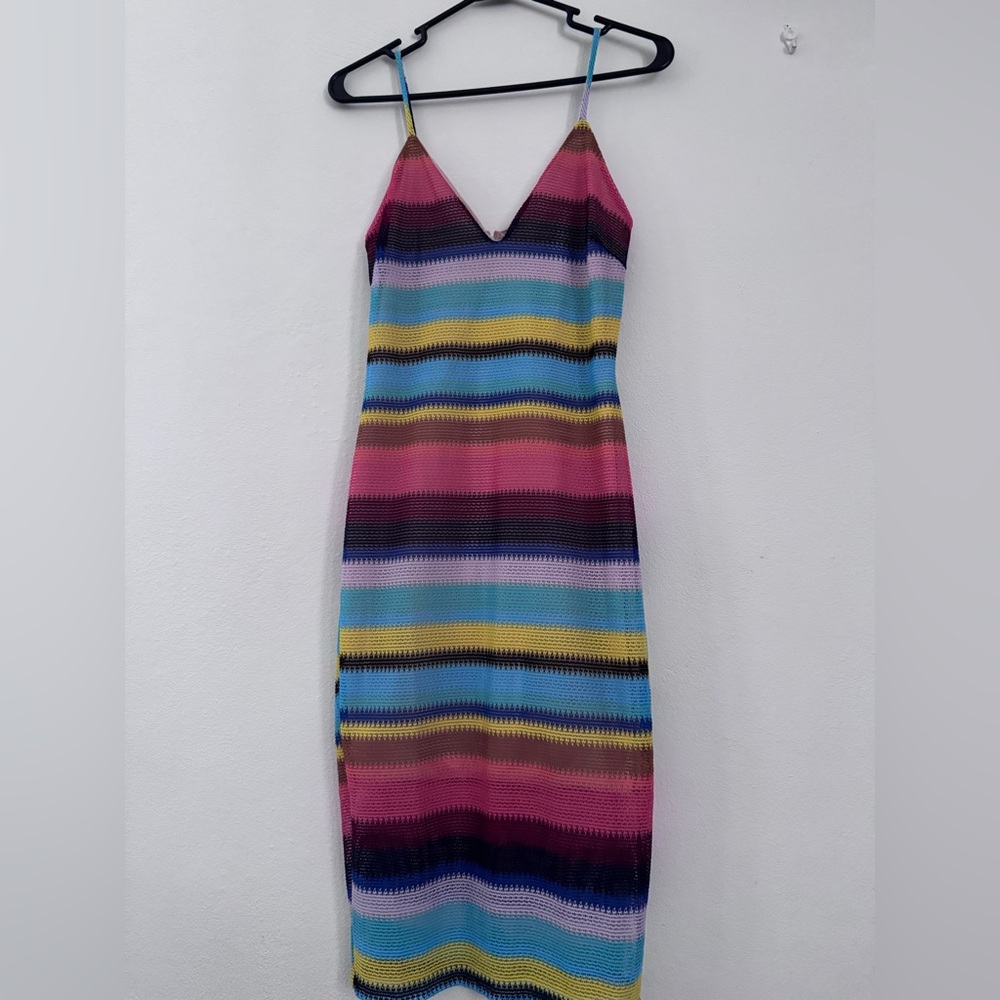 Bodycon stripes Midi Dress